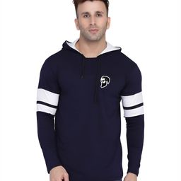BEYOU FASHION Men Colourblocked Cotton Slim Fit T-shirt-picture-20