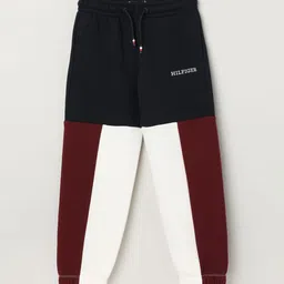 Tommy Hilfiger Boys Colourblocked Mid-Rise Cotton  Joggers-image-49