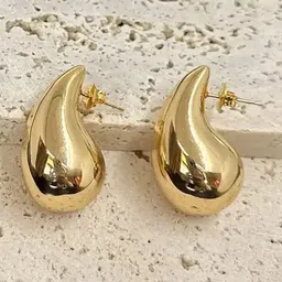 Celestria korean Teardrop Shaped Studs-1