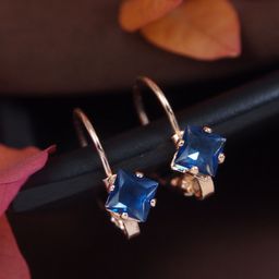 I Jewels Contemporary Drop Earrings-44