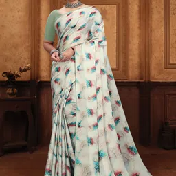 LeeliPeeri Designer Floral Satin Saree-picture-41