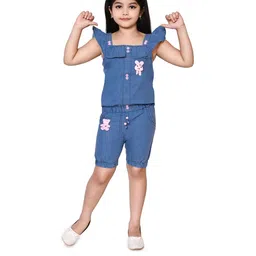 Zenat Girls Sleeveless Jumpsuit-image-100