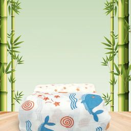 Nuluv Infants Pack Of 2 Printed Swaddle Wrap-48