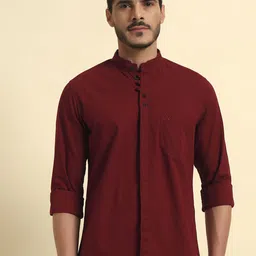 Cantabil Men Solid Daily Cotton Straight Kurta-57