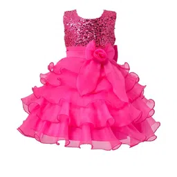 Shahina Fashion Girl's Knee Length Party Dress-picture-57
