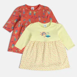 MINI KLUB Girls Printed A-Line Dress-image-34