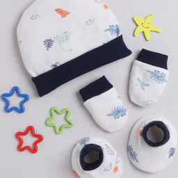 BUMZEE Infant Boys 3-Pcs Cotton Baby Apparel Gift Set-image-57