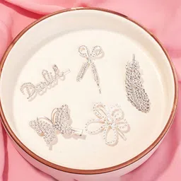 SALTY Set of 5 Lilo Hair Pins for Women Hair Accessories-3
