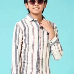 V-Mart Boys Opaque Striped Casual Shirt-48