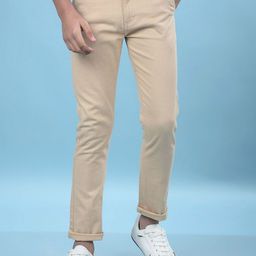 Crimsoune Club Boys Slim Fit Mid-Rise Cotton Trousers-picture-47