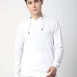 Stitch Hub Men Solid Hooded Cotton Sweatshirt-picture-16