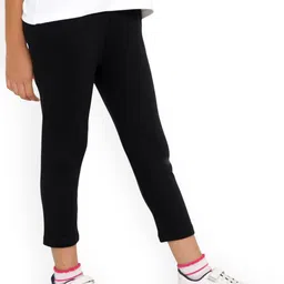 TotzTouch Girls Mid Rise Three Fourth Length Leggings-11