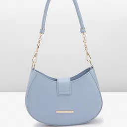French Connection Structured Shoulder Bag with Detachable Sling Strap image 2