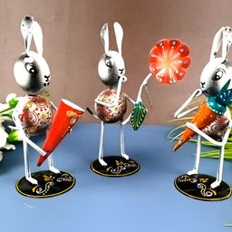 apka mart Grey Figurine Showpiece-image-34