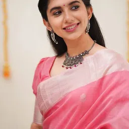 all about you Woven Design Zari Pure Cotton Banarasi Saree-image-60