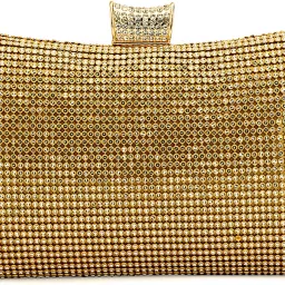 Party Gold, White Clutch-image-25