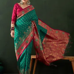 Dori Woven Design Zari Banarasi Saree-picture-26