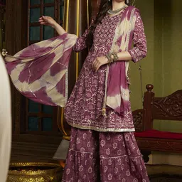 Sangria Printed Pure Cotton  Kurta Sets-image-28