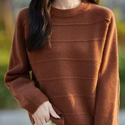 all about you Women Round Neck Pullover-picture-27