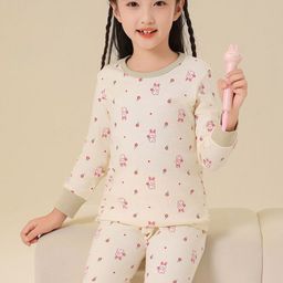 YK Kids Printed Pure Cotton T-shirt With Joggers-image-87