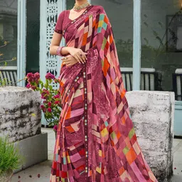 Laxmipati Abstract Printed Saree-image-42