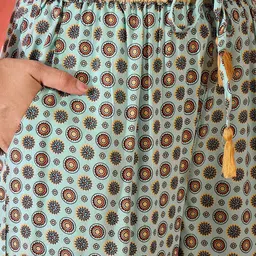 Sangria Printed Top With Trouser Co-Ords image 2