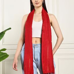 Ravaiyaa Women Self Design Scarf-image-7
