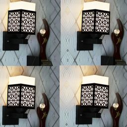 Gojeeva Brown Wood Square Wall Lamps-picture-44