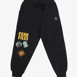 KiddoPanti Boys Halloween Themed Printed Regular Fit Jogger-picture-15