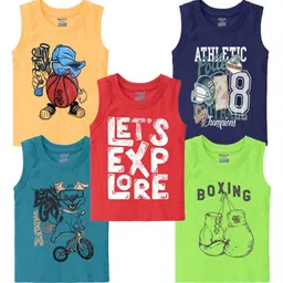 Kiddeo Boys 5 Printed Pockets T-shirt-image-27