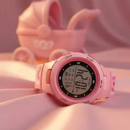 ON TIME OCTUS Girls Dial & Bracelet Style Straps Digital Watch KD 201 PINNK-picture-29