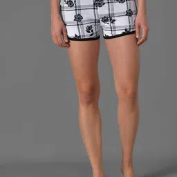 Stylecast X Kotty Women Floral Printed Low-Rise Lounge Shorts-image-19