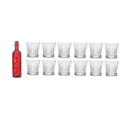 SOMIL Red Glass Airtight Can Bottle-picture-36