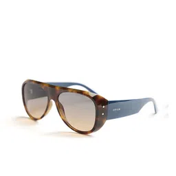 OPIUM Brown Demi Aviator UV Protection Plastic Sunglasses for Unisex-34