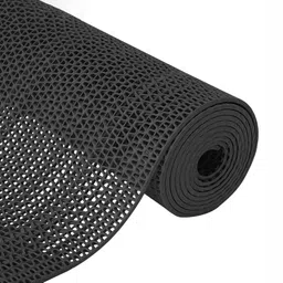 Aura Black Textured Anti-Skid BathRugs-35