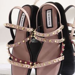 THE WHITE POLE Women Embellished Square Toe Open Toe Flats-image-86
