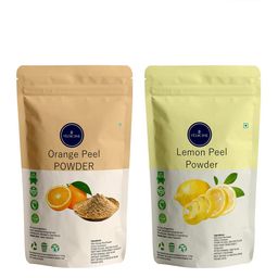 VEDICINE Set Of 2 Orange Peel &  Lemon Powder For Face Pack-100g Each-34
