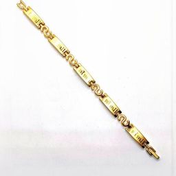 Dynamic Retail Global Men Gold Link Bracelet-image-61