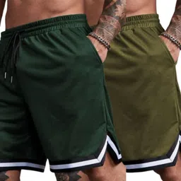 culish Men High-Rise Training or Gym Sports Shorts-37