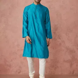 Fabindia Men Mirror Work Kurta-picture-22