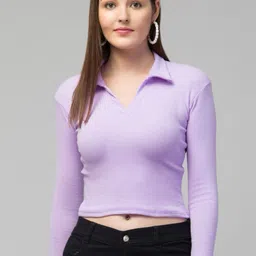 Swaggish Applique Shirt Style Top-picture-21
