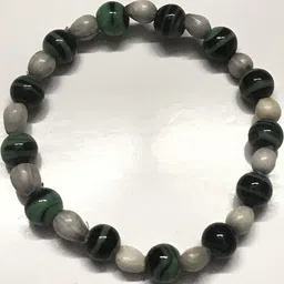 Divine souvenirs Unisex Artificial Beaded Elasticated Bracelet-36