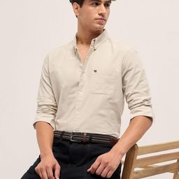 THE BEAR HOUSE Slim Fit Pure Cotton Casual Shirt-picture-29