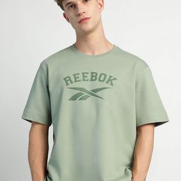 Reebok Men Solid Round Neck Boxy T-shirt-image-65