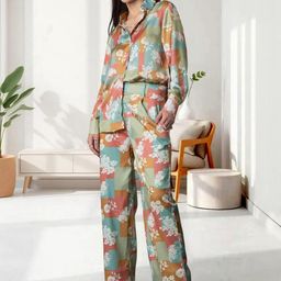 Moda Rapido Women Printed Cotton Blend Co-Ord Set-image-74