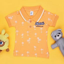 V-Mart Boys Abstract Printed Polo Collar T-shirt-picture-16