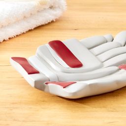 Home Centre Grey & Red Textured Polyresin Soap Dish-14