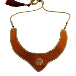 Vidhya Kangan Gold-Toned Brass Necklace-image-36
