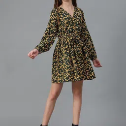 Stylecast X Kotty Women Floral Printed Wrap Dress-image-74