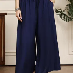 Valles365 by S.C. Women Flared Ethnic Palazzos-picture-41